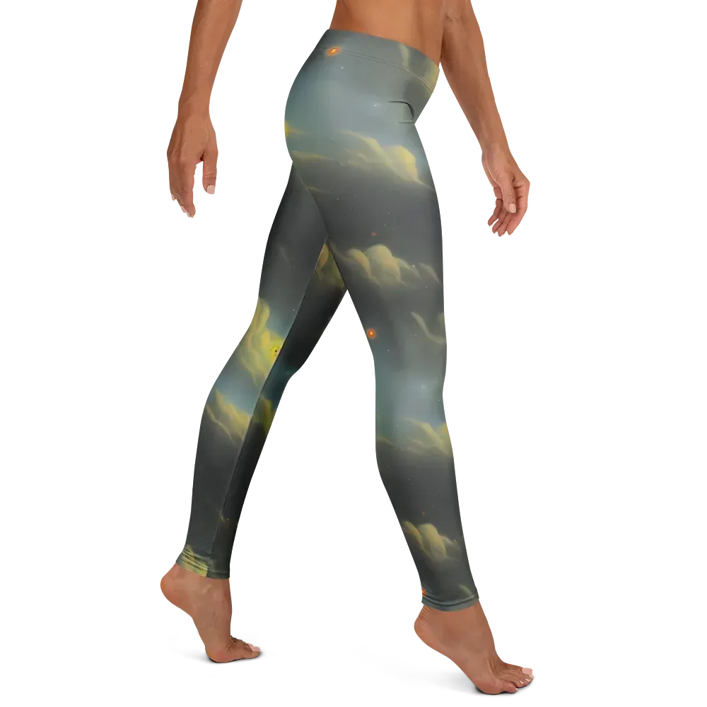Dreamy Ascent on Leggings — Right