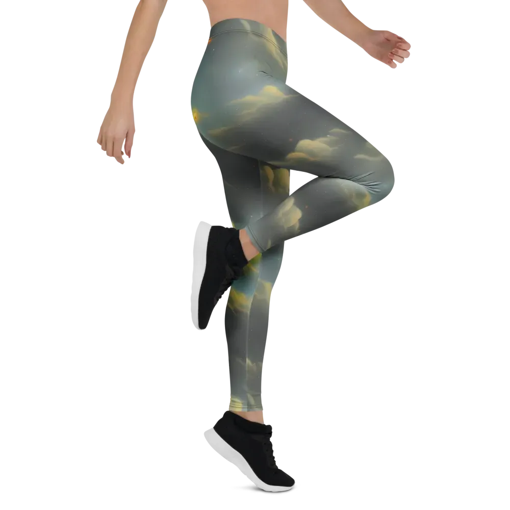 Dreamy Ascent on Leggings — Right