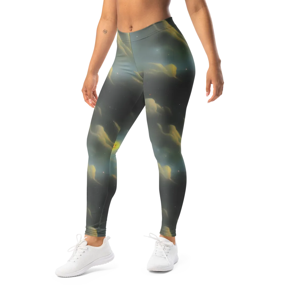 Dreamy Ascent on Leggings — Left Front