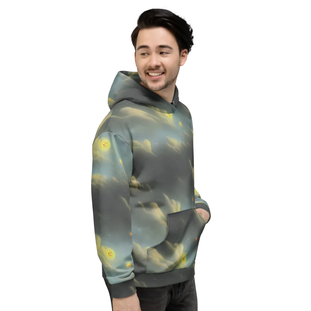 Dreamy Ascent on Hoodie — Right