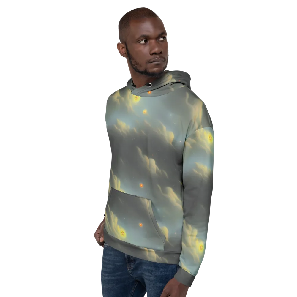 Dreamy Ascent on Hoodie — Left