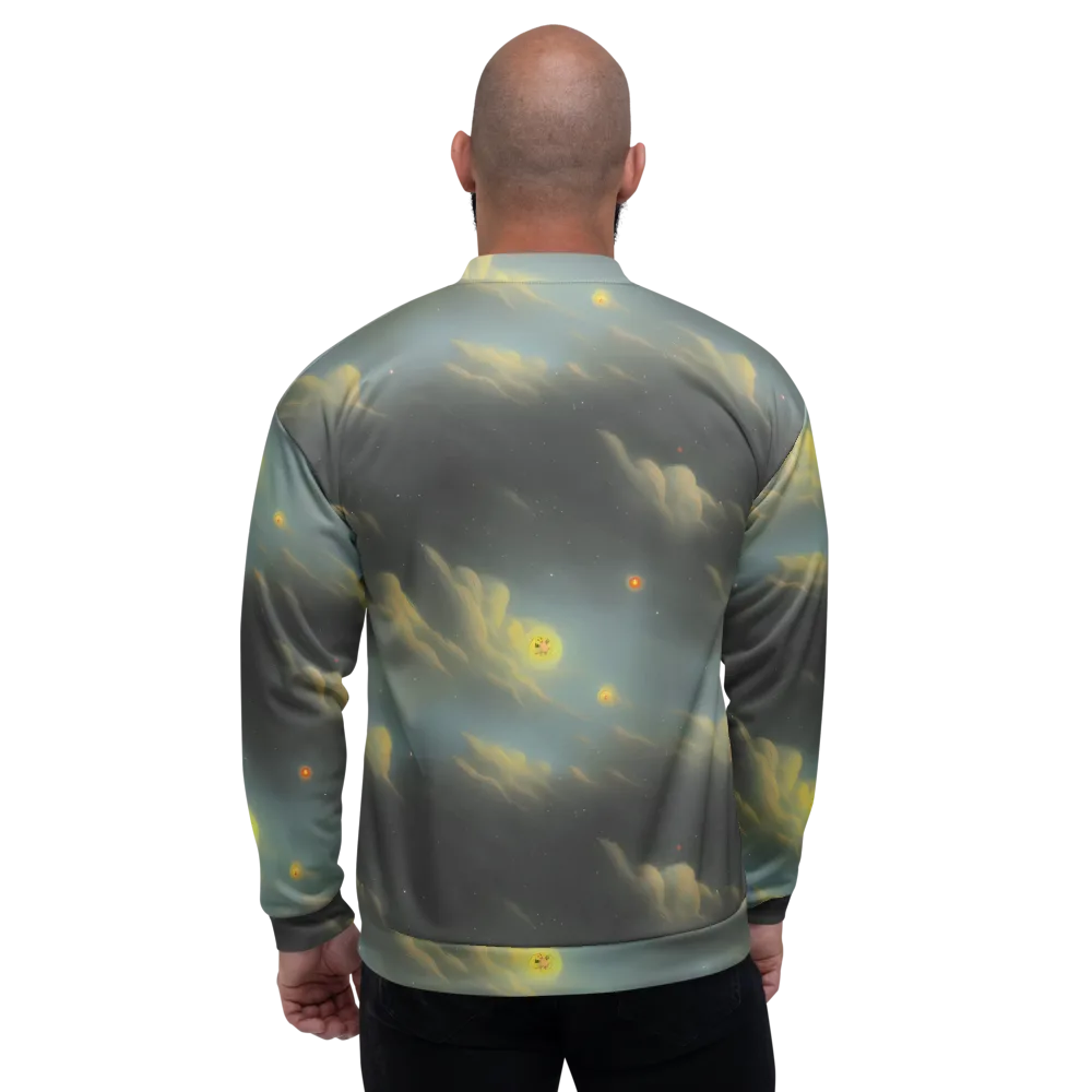 Dreamy Ascent on Bomber Jacket — Back