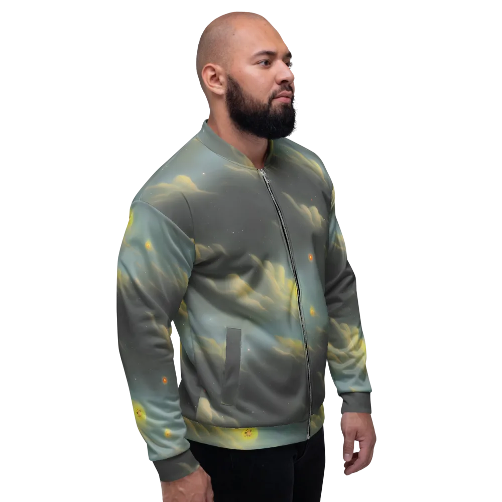 Dreamy Ascent on Bomber Jacket — Right