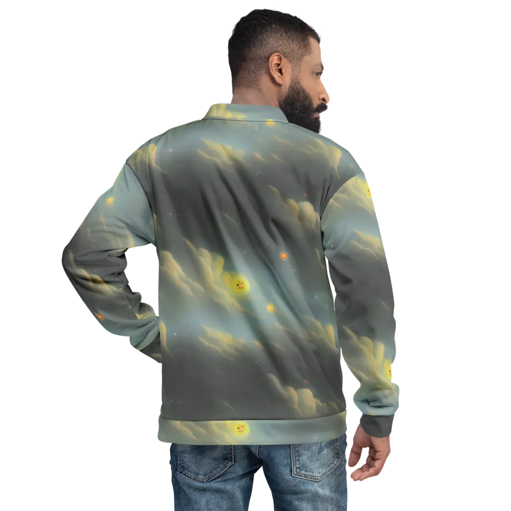Dreamy Ascent on Bomber Jacket — Back