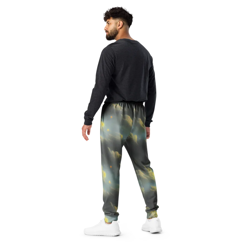 Dreamy Ascent on Men's Joggers — Back