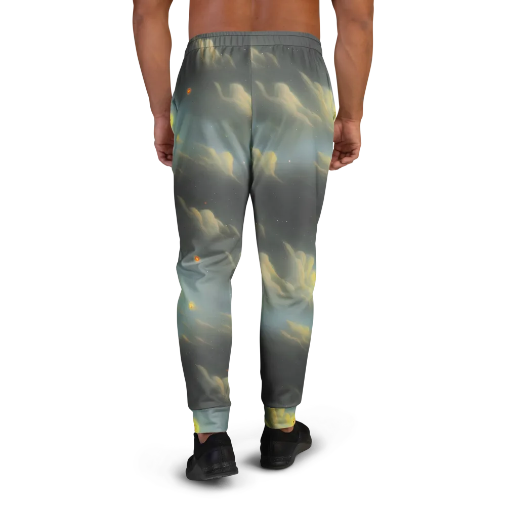 Dreamy Ascent on Men's Joggers — Back
