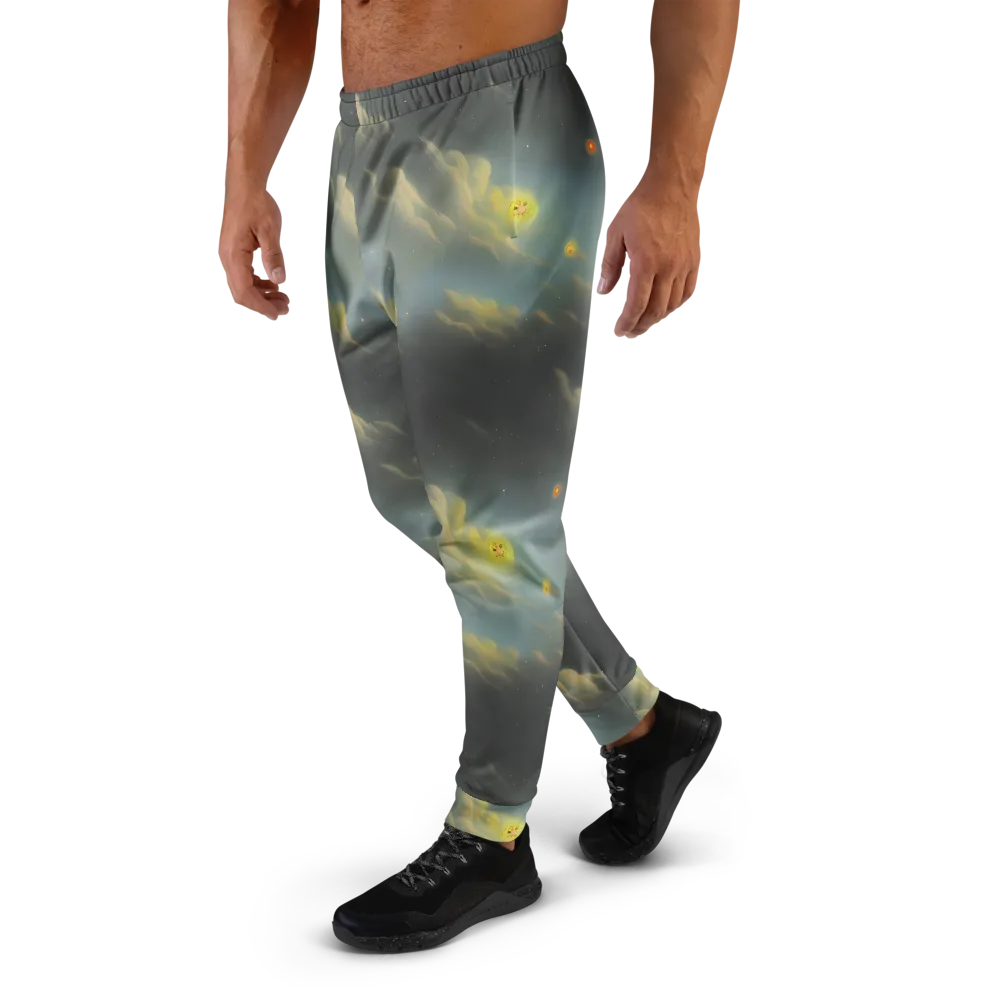 Dreamy Ascent on Men's Joggers — Left