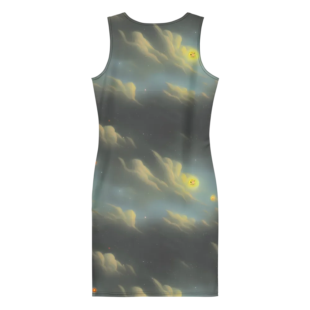 Dreamy Ascent on Bodycon Dress — Back