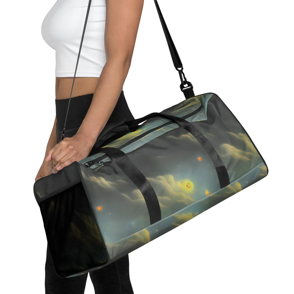 Dreamy Ascent on Duffle Bag — Front