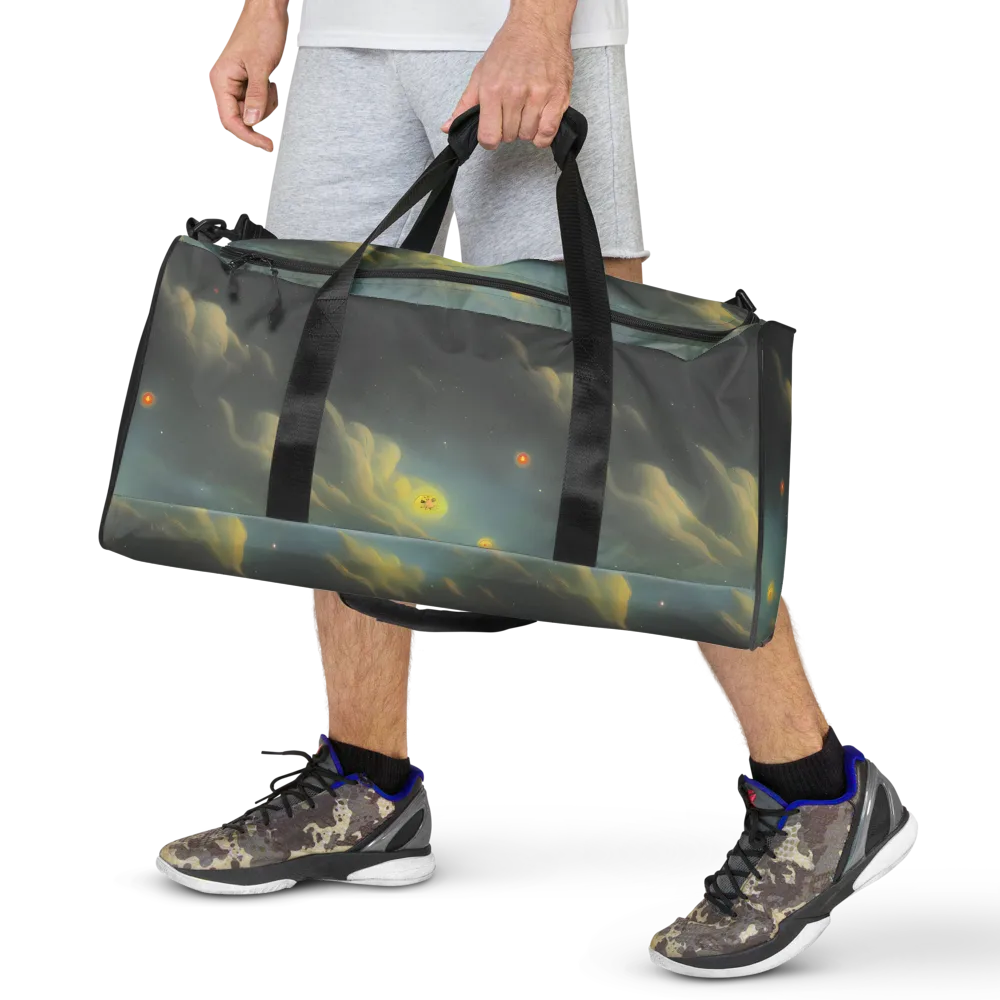 Dreamy Ascent on Duffle Bag — Front