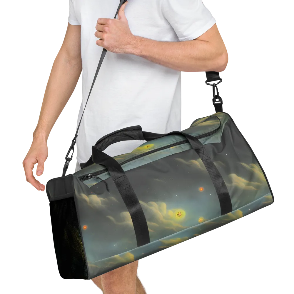 Dreamy Ascent on Duffle Bag — Right Front