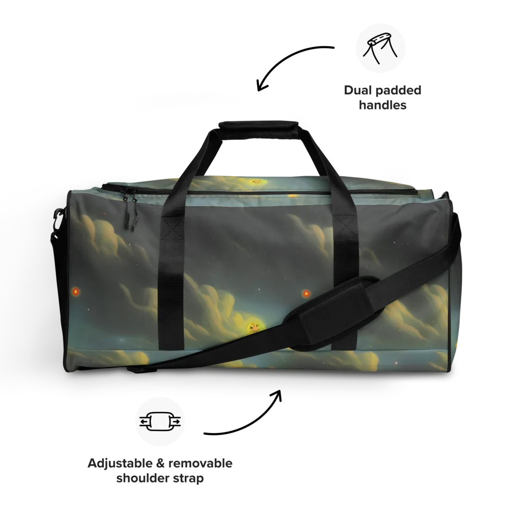 Dreamy Ascent on Duffle Bag — Front