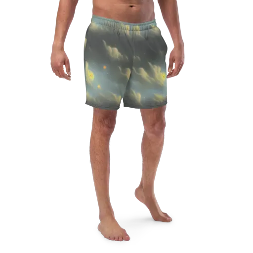 Dreamy Ascent on a Swim Trunks