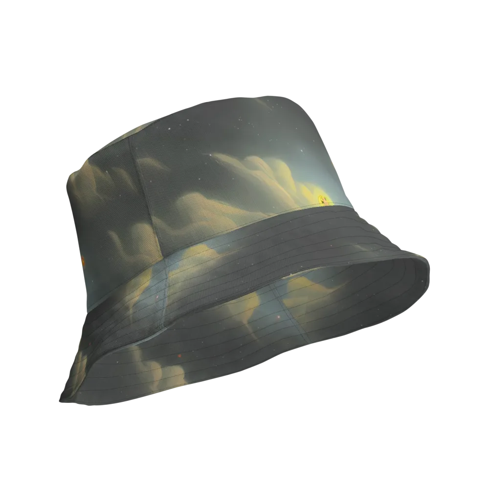 Dreamy Ascent on Reversible Bucket Hat — Product details Outside