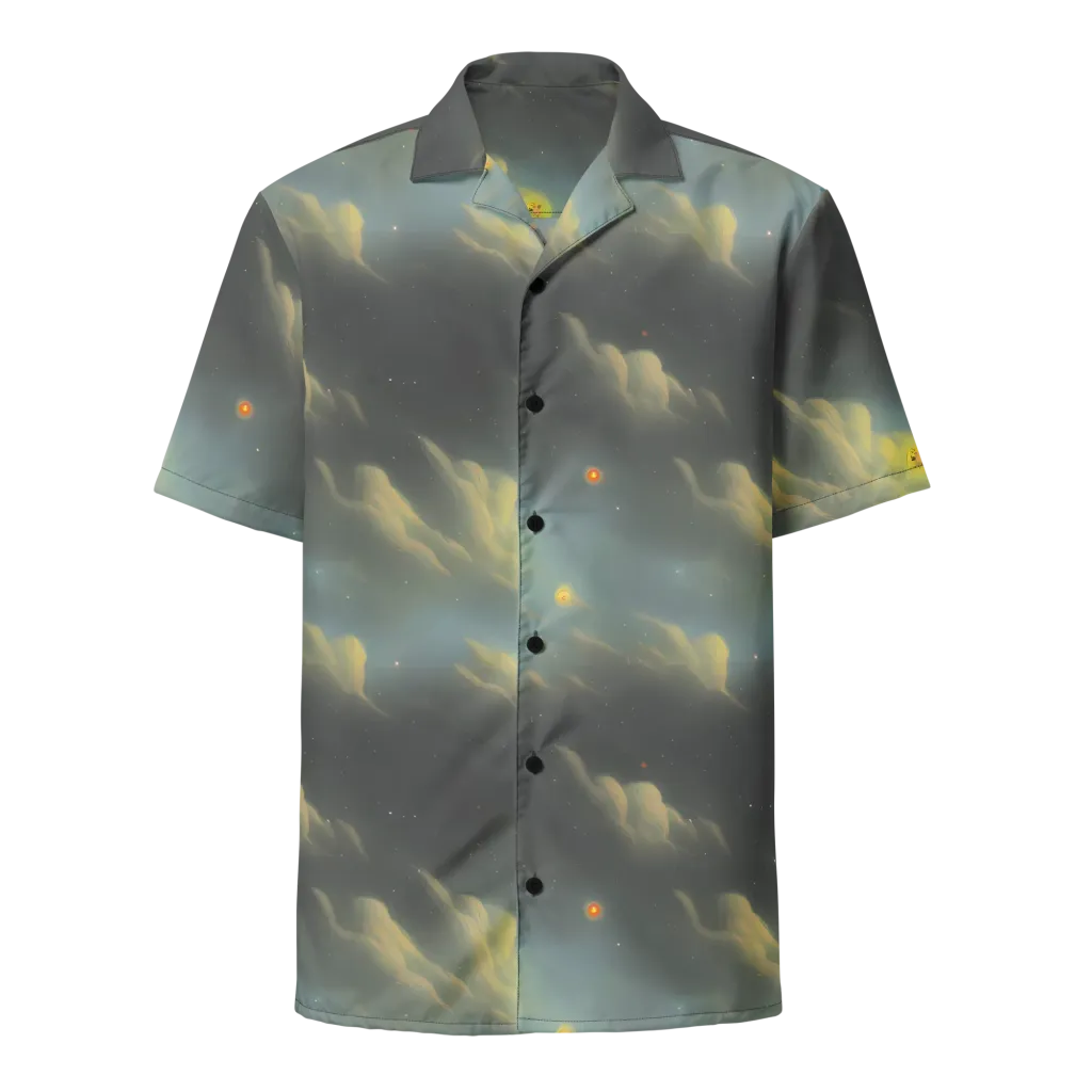 Dreamy Ascent on Button Shirt — Front