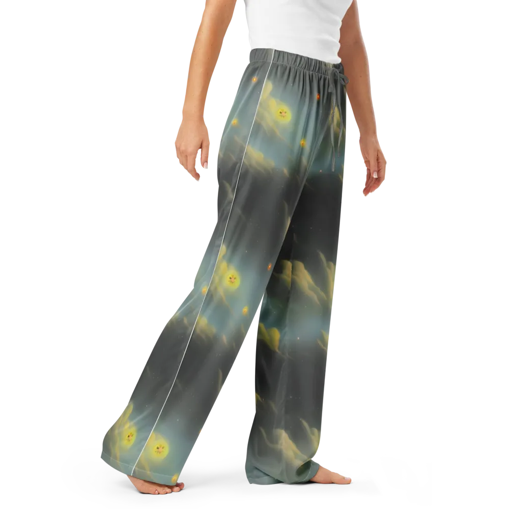 Dreamy Ascent on Women's Pajama Pants — Right Front