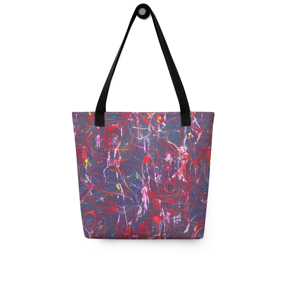 Crimson Circuit on Tote Bag — Front