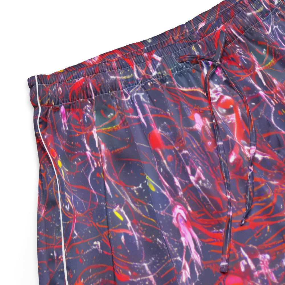 Crimson Circuit on Women's Pajama Shorts — Product details