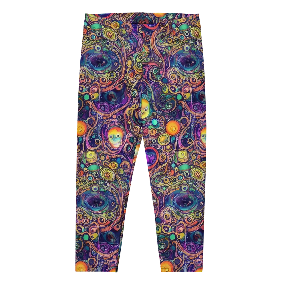 Jansson's Nebula on Capri Leggings — Front
