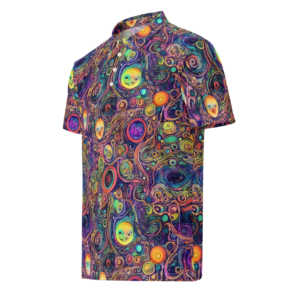 Jansson's Nebula on Men's Slim Fit Polo Shirt — Left Front