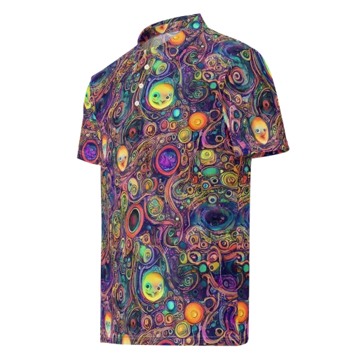 Jansson's Nebula on a Men's Slim Fit Polo Shirt
