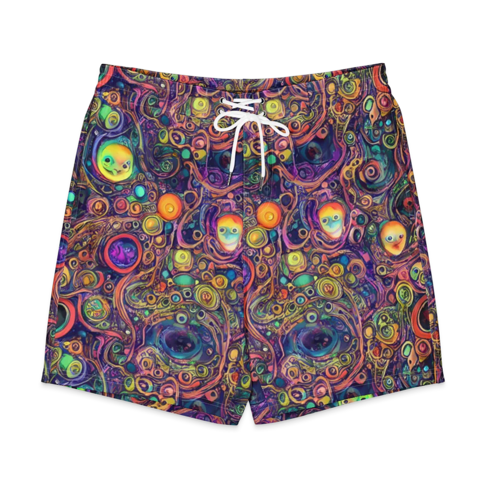 Jansson's Nebula on Men's Board Shorts — Front