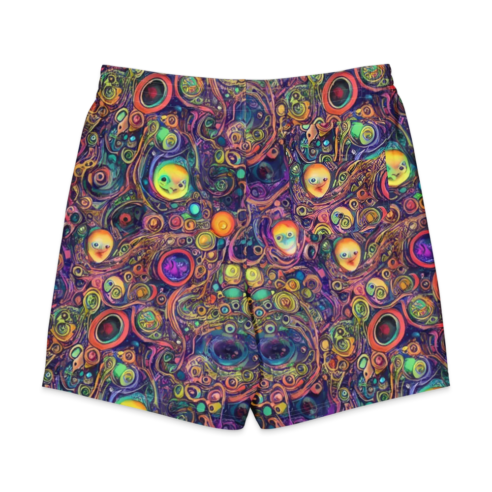 Jansson's Nebula on Men's Board Shorts — Back