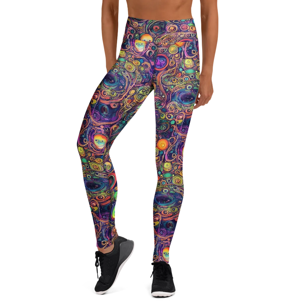 Jansson's Nebula on Yoga Leggings — Front