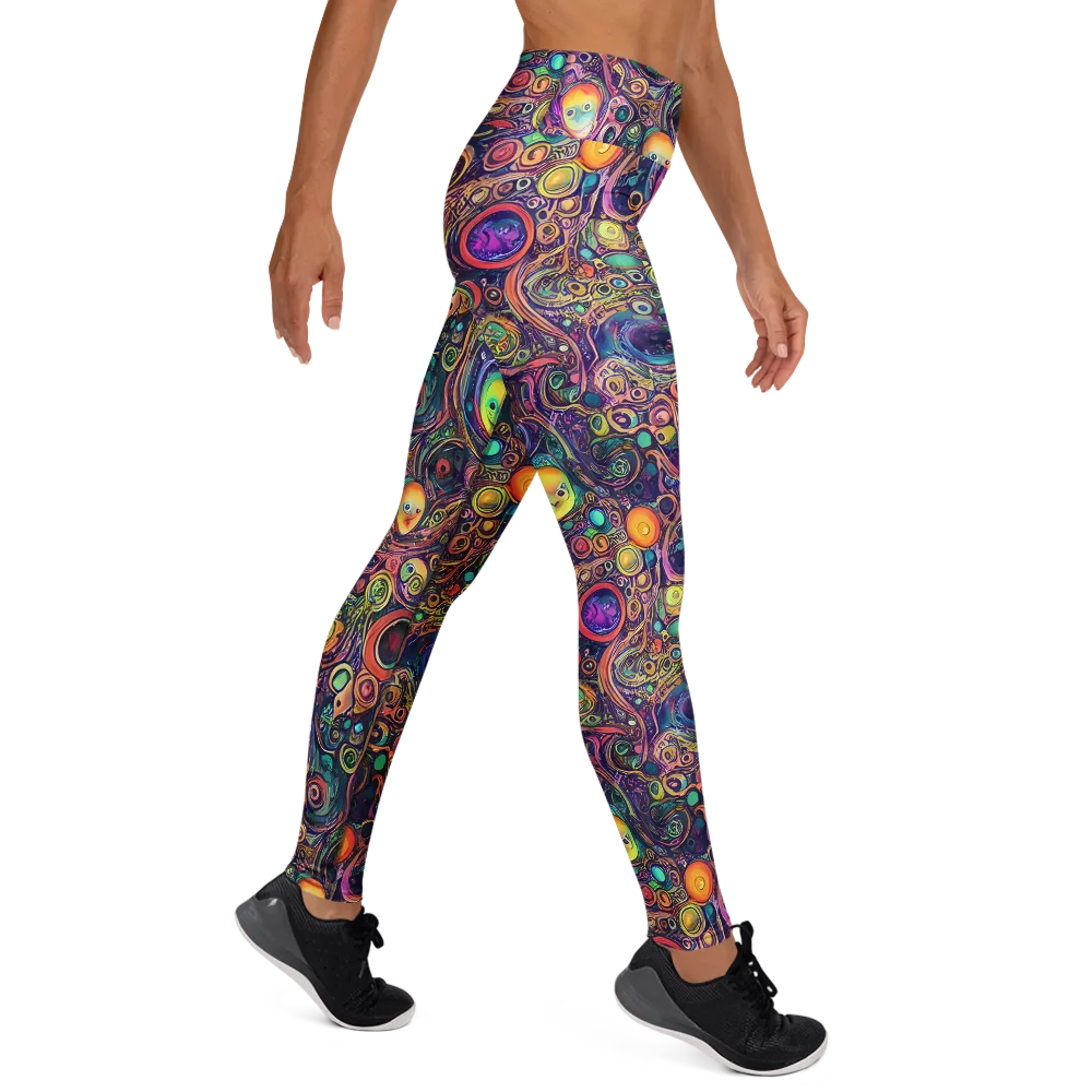 Jansson's Nebula on Yoga Leggings — Right