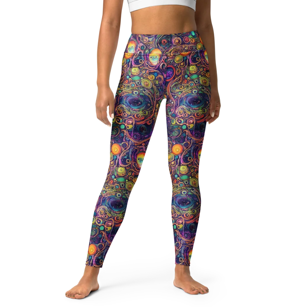 Jansson's Nebula on Yoga Leggings — Front