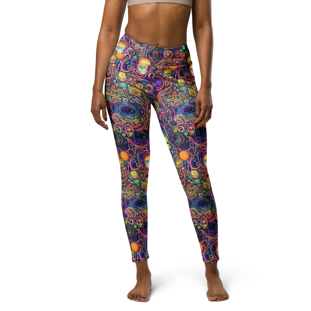 Jansson's Nebula on Yoga Leggings — Front