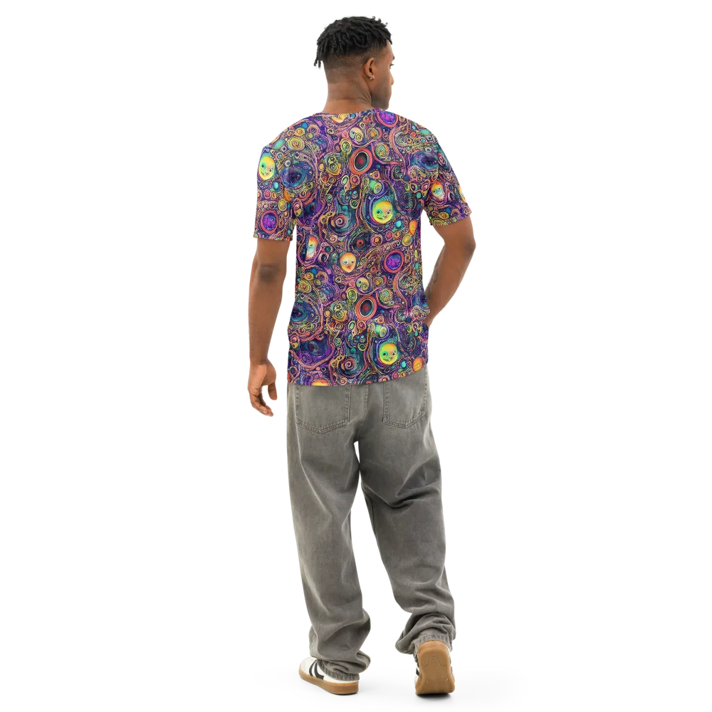 Jansson's Nebula on Men's Cotton Crew Neck T-Shirt — Back