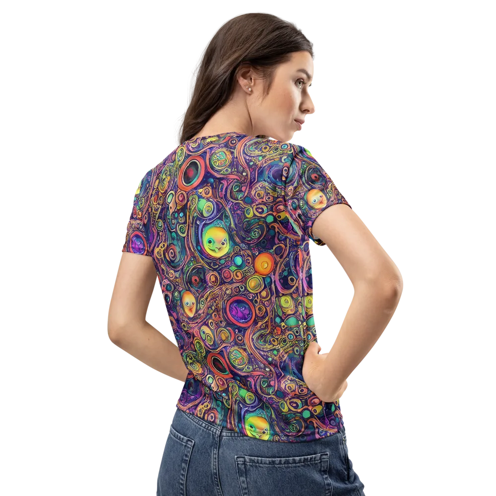 Jansson's Nebula on Women's Crew Neck T-Shirt — Back