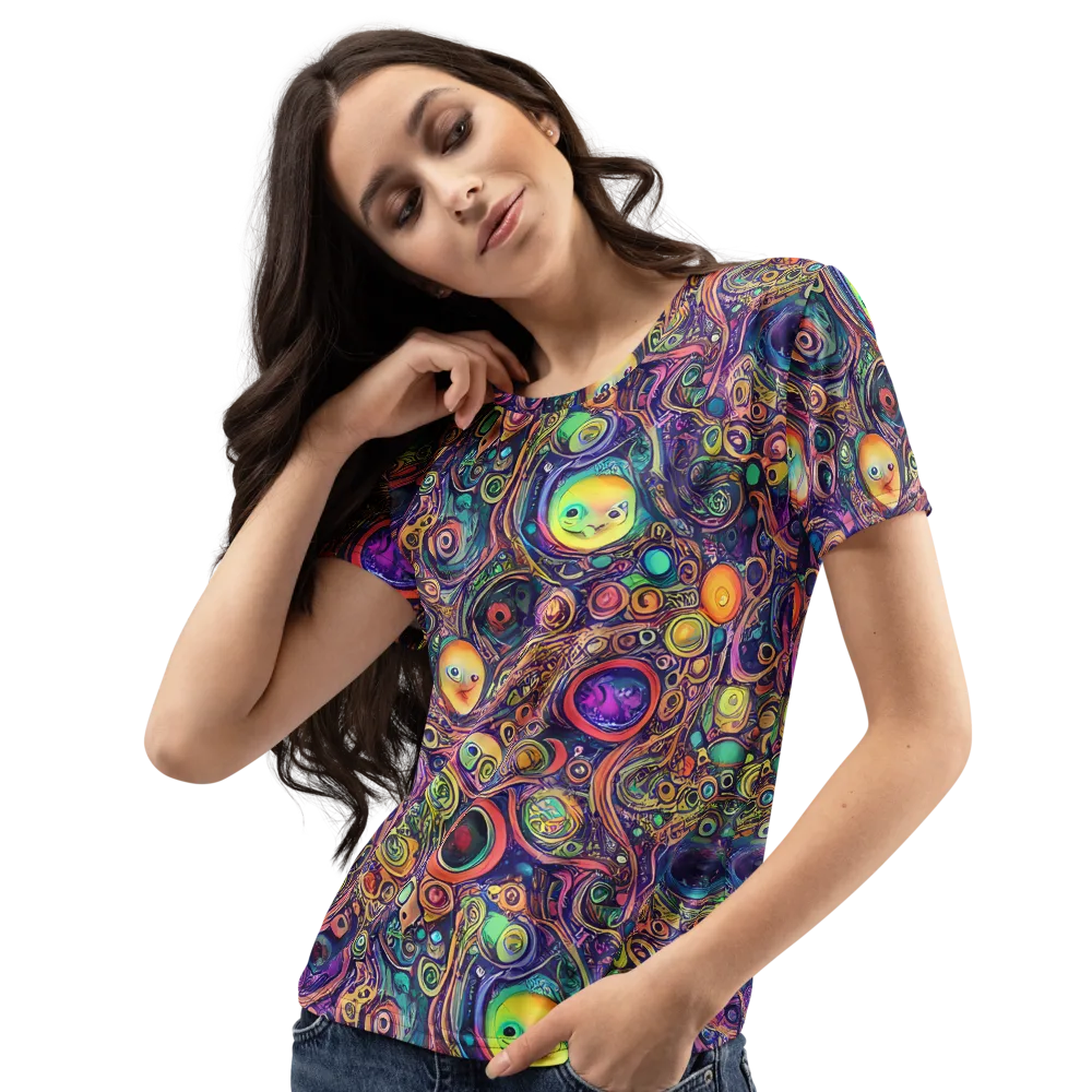 Jansson's Nebula on Women's Crew Neck T-Shirt — Left Front