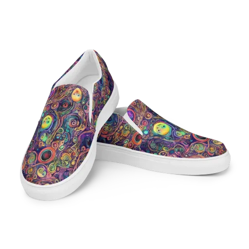 Jansson's Nebula on a Men's Slip-On Canvas Shoes