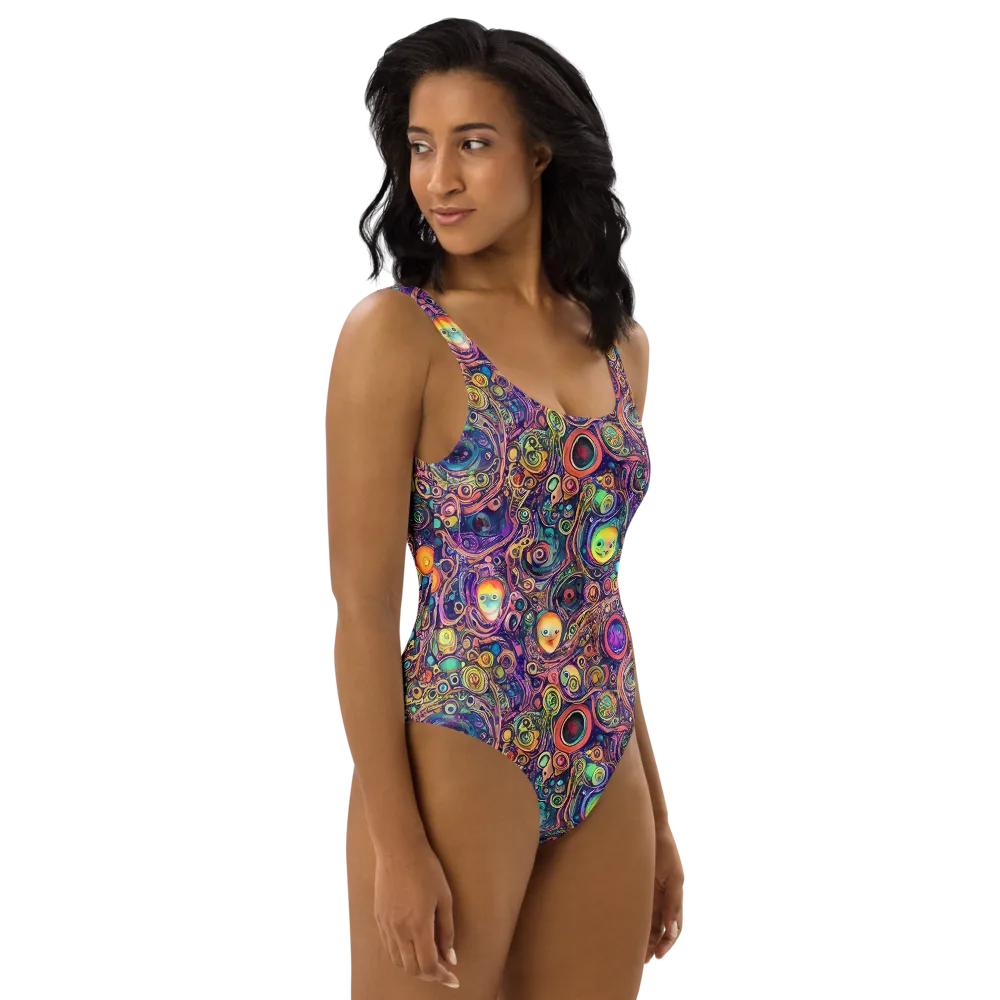 Jansson's Nebula on One-Piece Swimsuit — Right