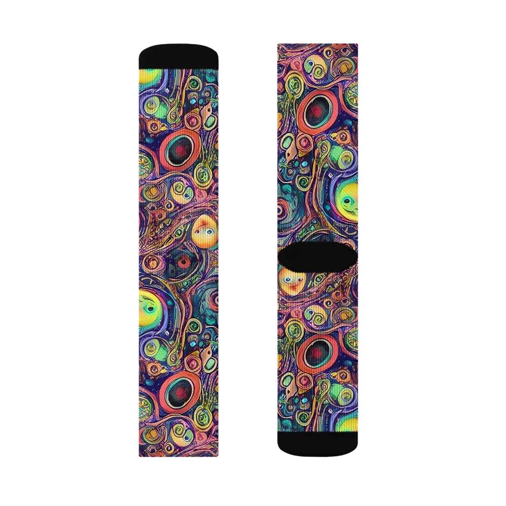Jansson's Nebula on Socks — Right Sock