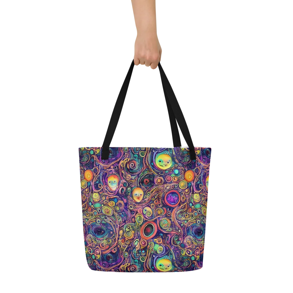 Jansson's Nebula on Large Tote Bag W/ Pocket — Front