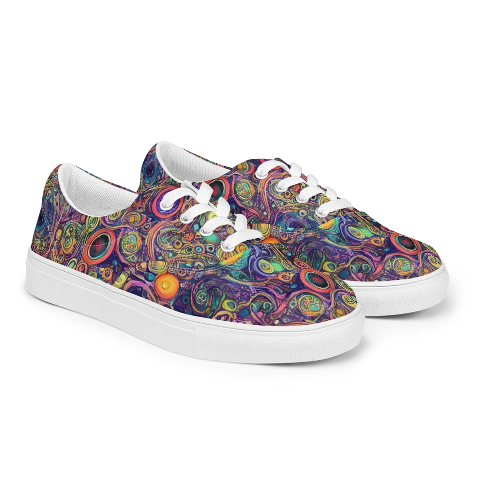 Jansson's Nebula on Men's Lace-Up Canvas Shoes — Right Front