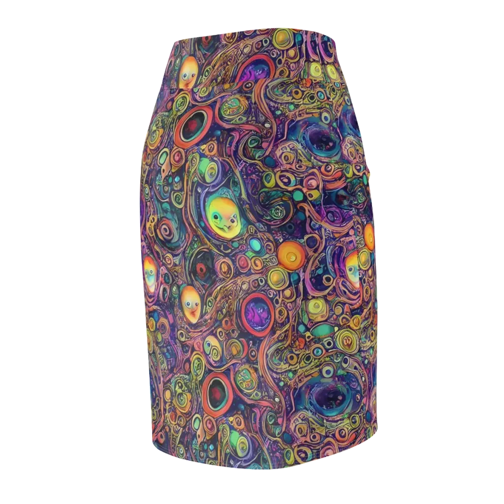 Jansson's Nebula on Pencil Skirt — Back Side