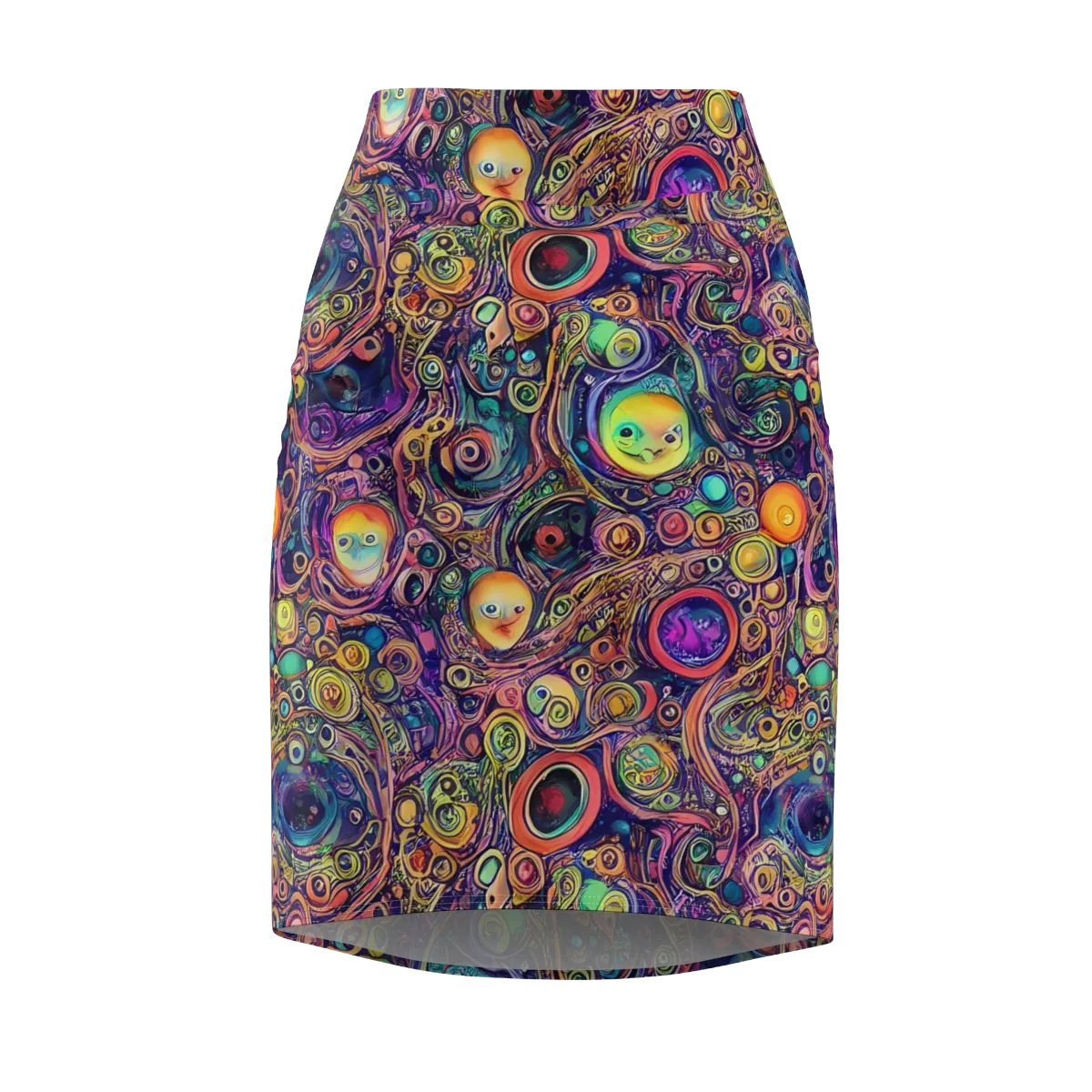 Jansson's Nebula on Pencil Skirt — Front
