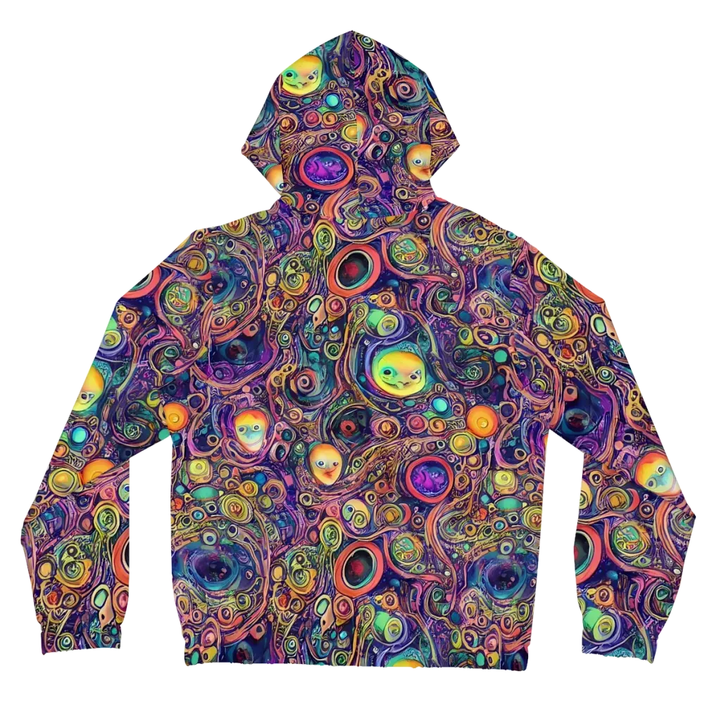 Jansson's Nebula on Women's Full-Zip Hoodie — Back