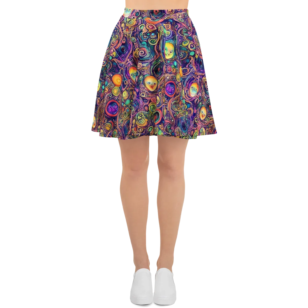 Jansson's Nebula on Skater Skirt — Front