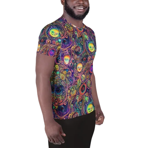 Jansson's Nebula on a Men's Athletic T-Shirt