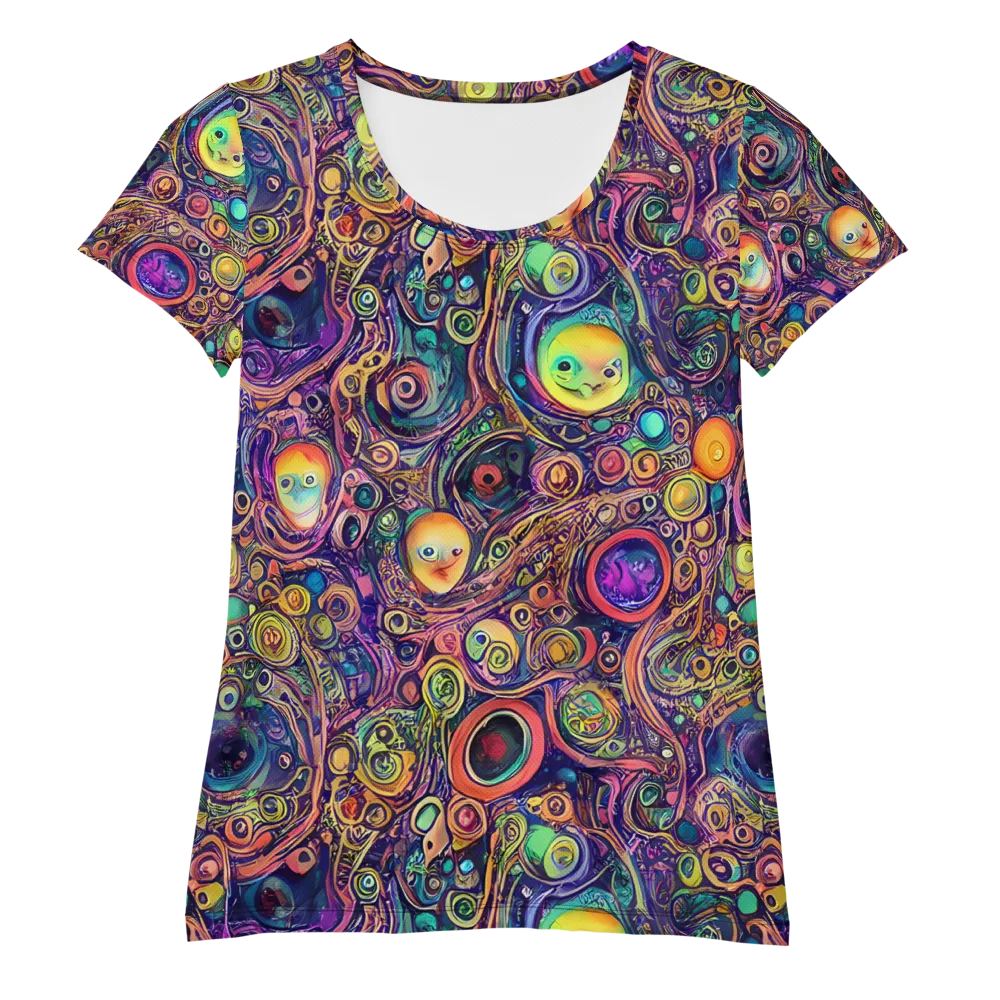 Jansson's Nebula on Women's Athletic T-Shirt — Front