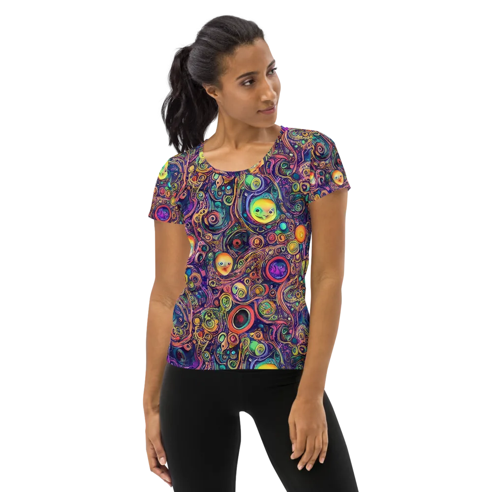 Jansson's Nebula on Women's Athletic T-Shirt — Front