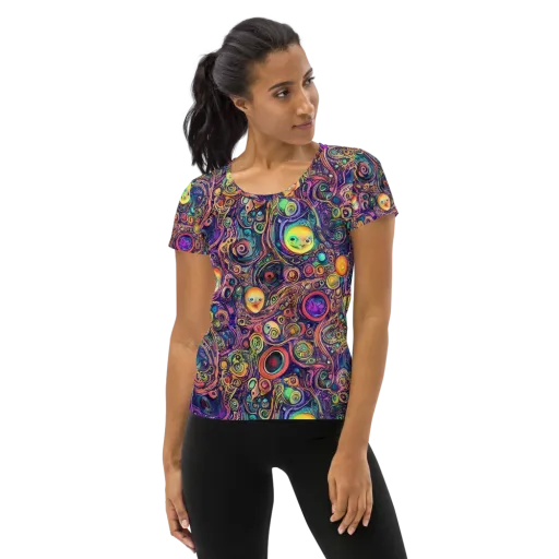 Jansson's Nebula on a Women's Athletic T-Shirt