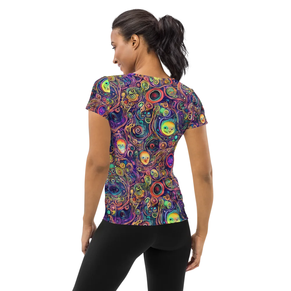 Jansson's Nebula on Women's Athletic T-Shirt — Back