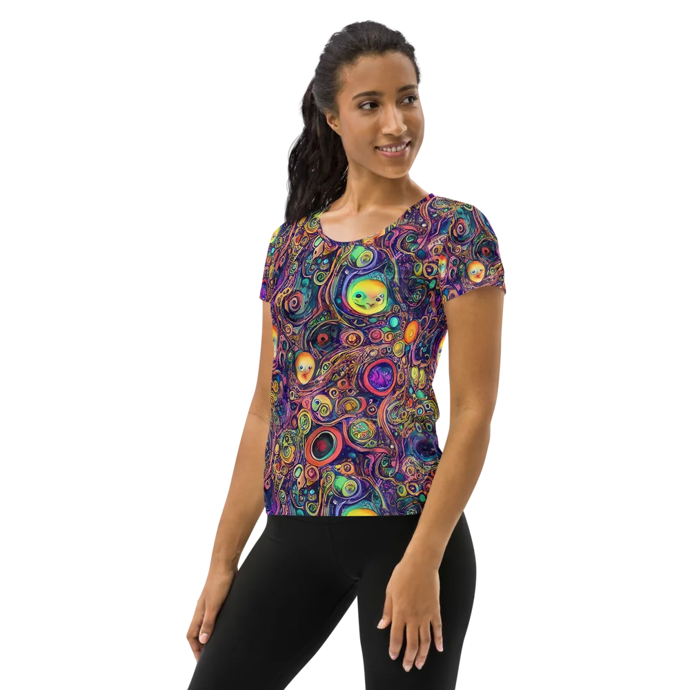 Jansson's Nebula on Women's Athletic T-Shirt — Left