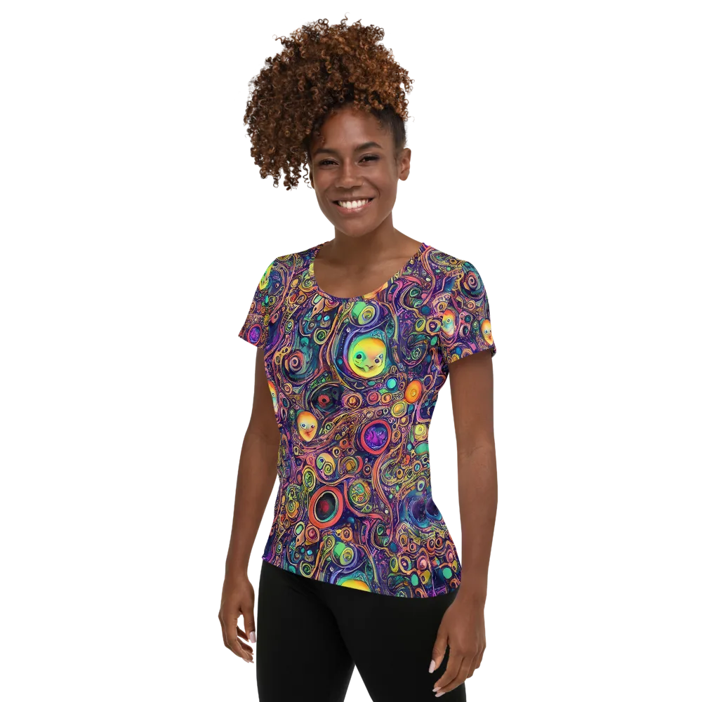Jansson's Nebula on Women's Athletic T-Shirt — Left